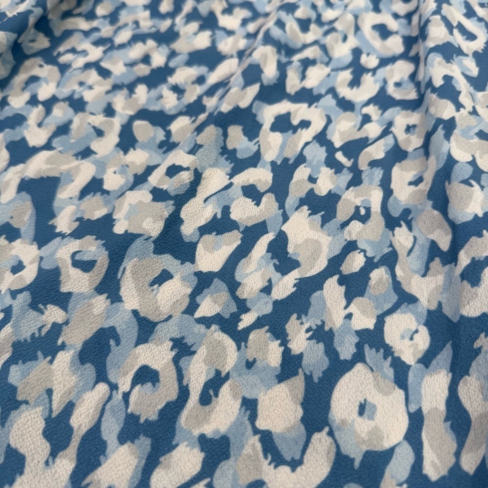 Women’s DG2 By Diane Gilman Off The Shoulder Smocked Leopard Top Plus Size 1X - Picture 12 of 16